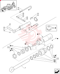 CYLINDER,Double Acting, 50mm Rod, 709mm Stroke