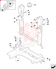 Схема (B115 TIER 3) - LOADER BACKHOE (2/07-)