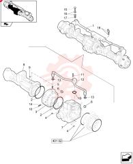 REAR AXLE 87674866