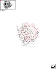 ALTERNATOR,12V, 90A, W/ Pulley