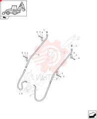 HYDRAULIC HOSE,19.05mm ID x 950mm L 85819619 (2)