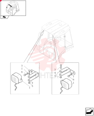 WORK LAMP,Halogen, 12V, 55W, Clear