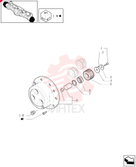 LOCK BOLT,Self, M10 x 1.25 x 50mm 85808267 (3)