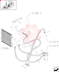 HYD CONNECTOR,1-11/16-12 ORFS x 1-5/16-12 ORB