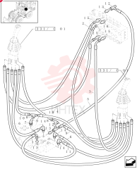 FLEXIBLE HOSE,6mm ID x 980mm L 85827084 (1)