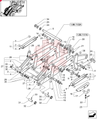 LOADER ARM 85825446