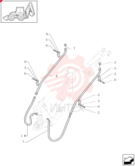 HYDRAULIC HOSE,19.05mm ID x 950mm L 85819619 (2)