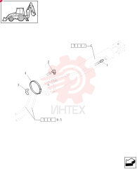HYD CONNECTOR,1" - 14 ORFS x 1-1/16 - 12 ORB 83962539 (1)