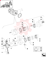 HYDRAULIC PUMP,40.26 CC