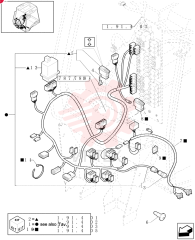 Схема (B95LR) - NA BACKHOE LOADER (1/06-) 87431460 (2)