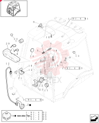 Схема (B95LR) - NA BACKHOE LOADER (1/06-) 87431460 (3)