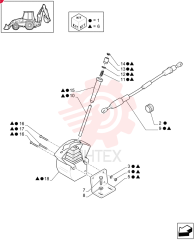 LEVER ASSY & KNOB 84127828