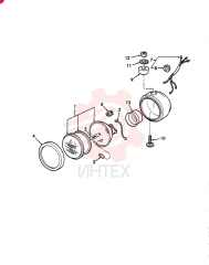 HEADLAMP E4NN13005SB