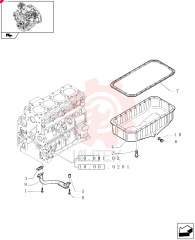 FLANGE BOLT,Hex, M8 x 1.25 x 20mm