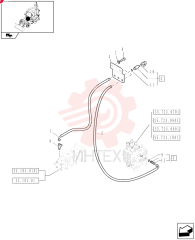 FLEXIBLE HOSE,6.35mm ID x 1450mm L