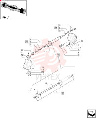 STEERING KNUCKLE,3 Holes (King Pin Fixing), 8 Holes (Hub Side), 60mm ID (Seal Ring Seat) 85827740 (1)