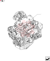 ENGINE,82kW, 4 Cylinders, W/ Turbocharger 84473215 (2)