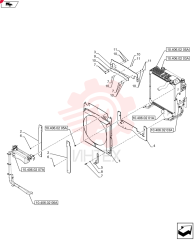 Схема (B110B) - LOADER BACKHOE - TIER 3 NRC (7/12-) 84488912 (2)