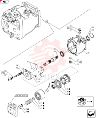 HYDRAULIC PUMP,75 CC 87735166 (2)