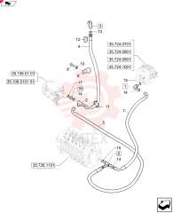 90 ELBOW,90 Degree, 1-7/16"-12 x 1-1/16"-12, Adj, ORFS