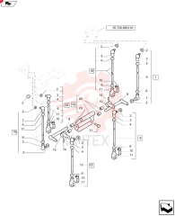 TIE-ROD,M8 x 213.5mm L