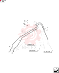 HYDRAULIC HOSE,12.7mm ID x 2050mm L