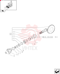 BEVEL GEAR,2.75/1 84197567