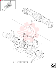 REAR AXLE 84300983