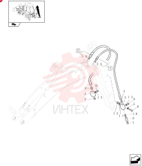 HYDRAULIC HOSE,19.05mm ID x 1650mm L 85819621 (1)