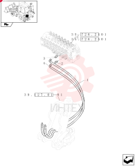 FLEXIBLE HOSE,12.7mm ID x 2600mm L