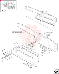 CYLINDER,Double Acting, 38mm Rod, 853mm Stroke 84327310 (1)