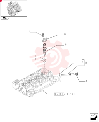 BOLT,Flng, M6 x 1 x 35mm