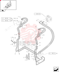 HYD CONNECTOR,1" - 14 ORFS x 1-1/16 - 12 ORB 83962539 (1)