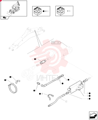 HYD CONNECTOR,1-3/16-12 ORS x 1-3/16-12 ORS 85805115 (2)