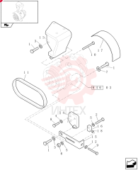 SCREW,Hex, M10 x 1.5 x 30mm, Cl 8.8