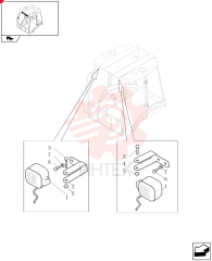 WORK LAMP,Halogen, 12V, 55W, Clear 85819200 (1)