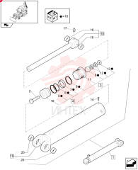CYLINDER,Double Acting, 63.5mm Rod, 701mm Stroke