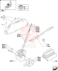 LEVER ASSY & KNOB 84135215