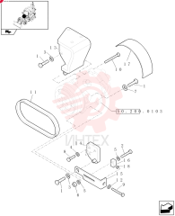 SCREW,Hex, M10 x 1.5 x 30mm, Cl 8.8