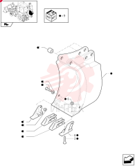 BUCKET TOOTH SHANK