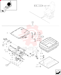 RETAINING PLATE 85817427