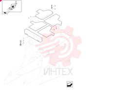 INSULATION,80mm W x 720mm L x 60mm Thk