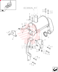 MUFFLER,W/ Spark Arrester 87474195