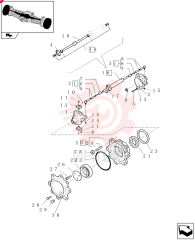 HOUSING,4 Holes (King Pin Fixing), 8 Holes (Hub Side), 60mm ID (Seal Ring Seat)