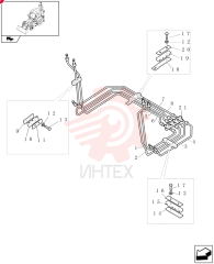 HYD TUBE,12 mm OD x 427.4, 193 mm L