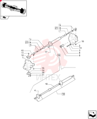 STEERING KNUCKLE,3 Holes (King Pin Fixing), 8 Holes (Hub Side), 60mm ID (Seal Ring Seat) 85827740 (2)