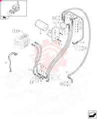 FLEXIBLE HOSE,9.5mm ID x 1090mm L