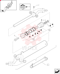 CYLINDER,Double Acting, 63.5mm Rod, 701mm Stroke