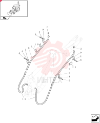HYDRAULIC HOSE,19.05mm ID x 950mm L