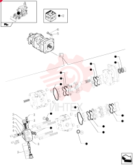 HYDRAULIC PUMP,34.43 CC